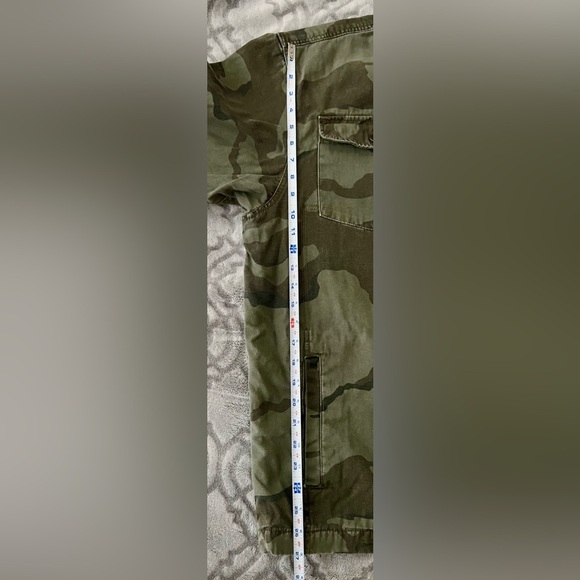 Route 66 Camo Utility Jacket Men’s L Zip & Button Closure Army Green - Picture 8 of 8